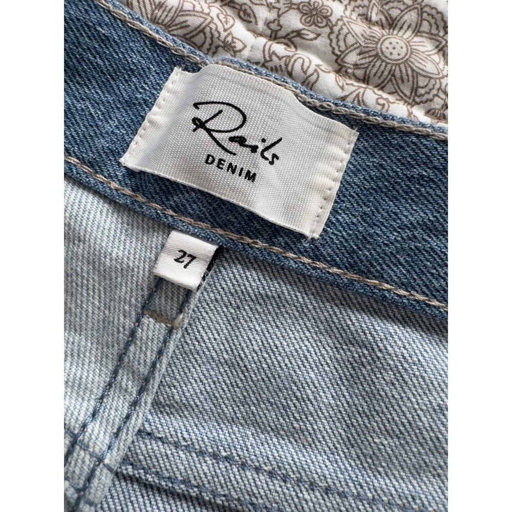 Rails The Getty Crop Patchwork Light Indigo Blue … - image 4